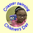 Children art classes 10th anniversary celebration: Children's Day special coaster drawing / painting class for kids, October 2018.