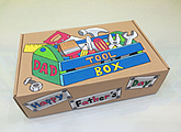 Father's Day tool box painting for kids